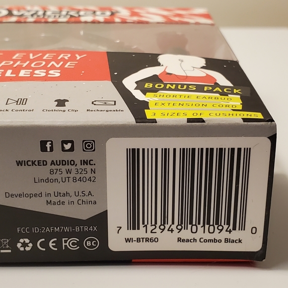 The Reach by Wicked Audio - Bluetooth Audio Receiver - Bonus Pack WI-BTR60 - Picture 4 of 11